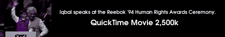 Iqbal speaks at Reebok Awards 30 sec QuickTime 2,500k